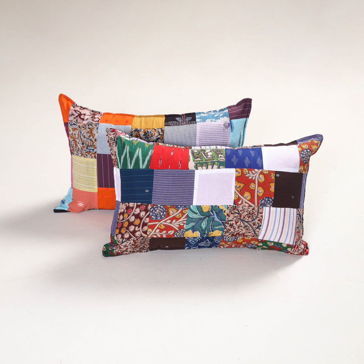 Handcrafted Patchwork Pillow Covers (Set of 2) 39