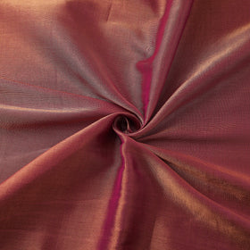 Handloom Full Tissue Silver Zari Chanderi Silk Fabric 08