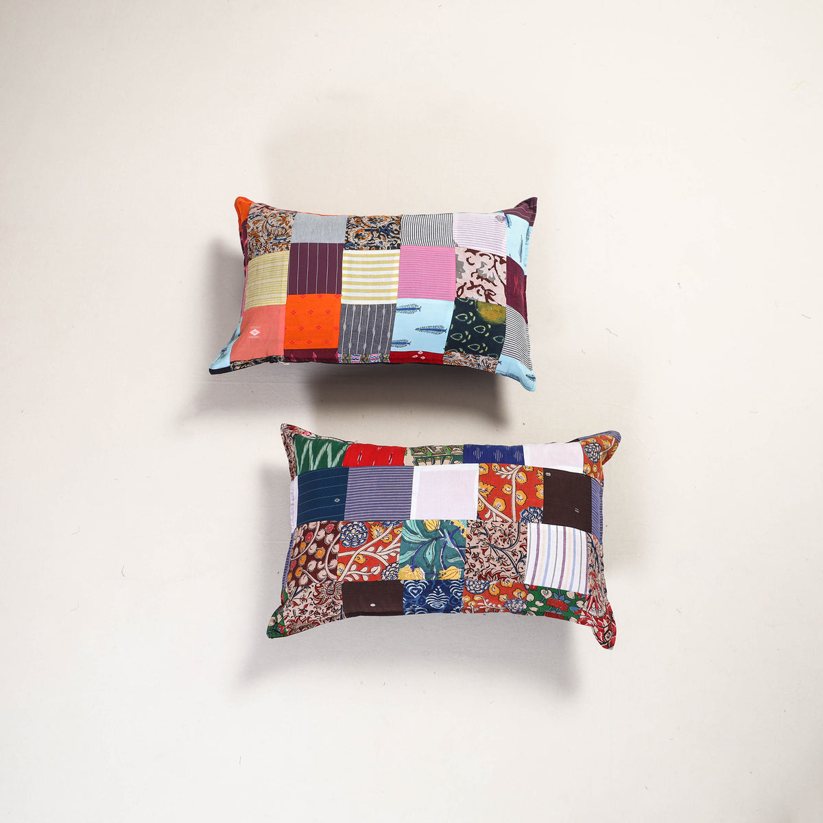Handcrafted Patchwork Pillow Covers (Set of 2) 39