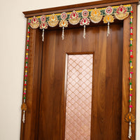 Diwali Decor Gota & Bead Work Toran with Hanging 26