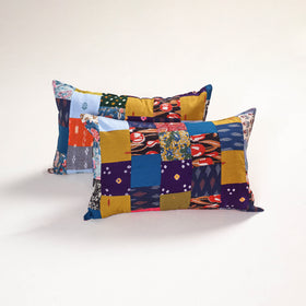 Handcrafted Patchwork Pillow Covers (Set of 2) 40