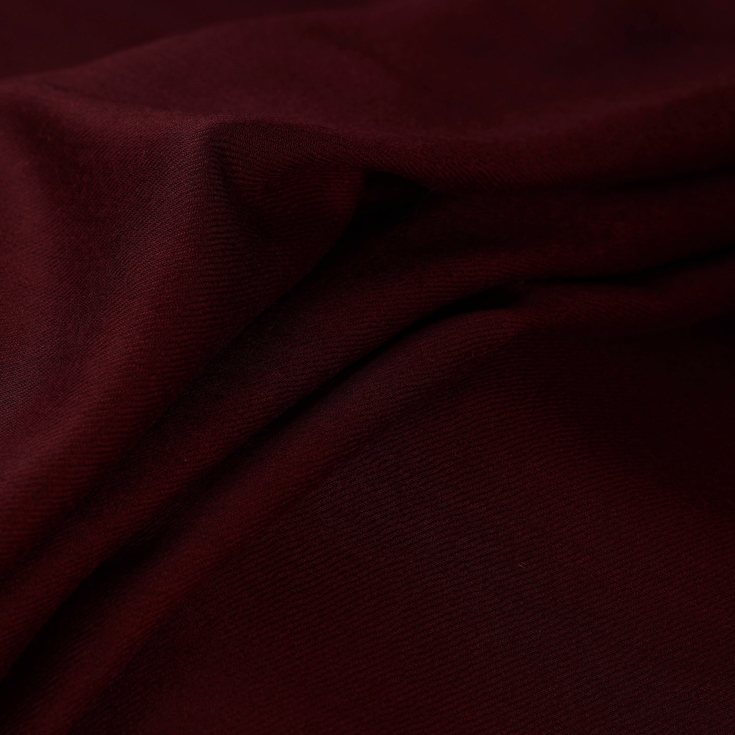 Maroon - Plain Merino Wool Fabric 04