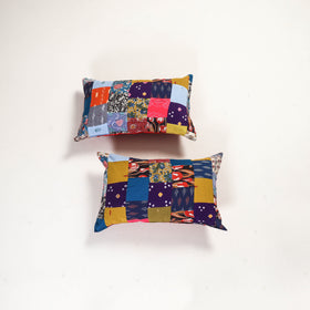 Handcrafted Patchwork Pillow Covers (Set of 2) 40