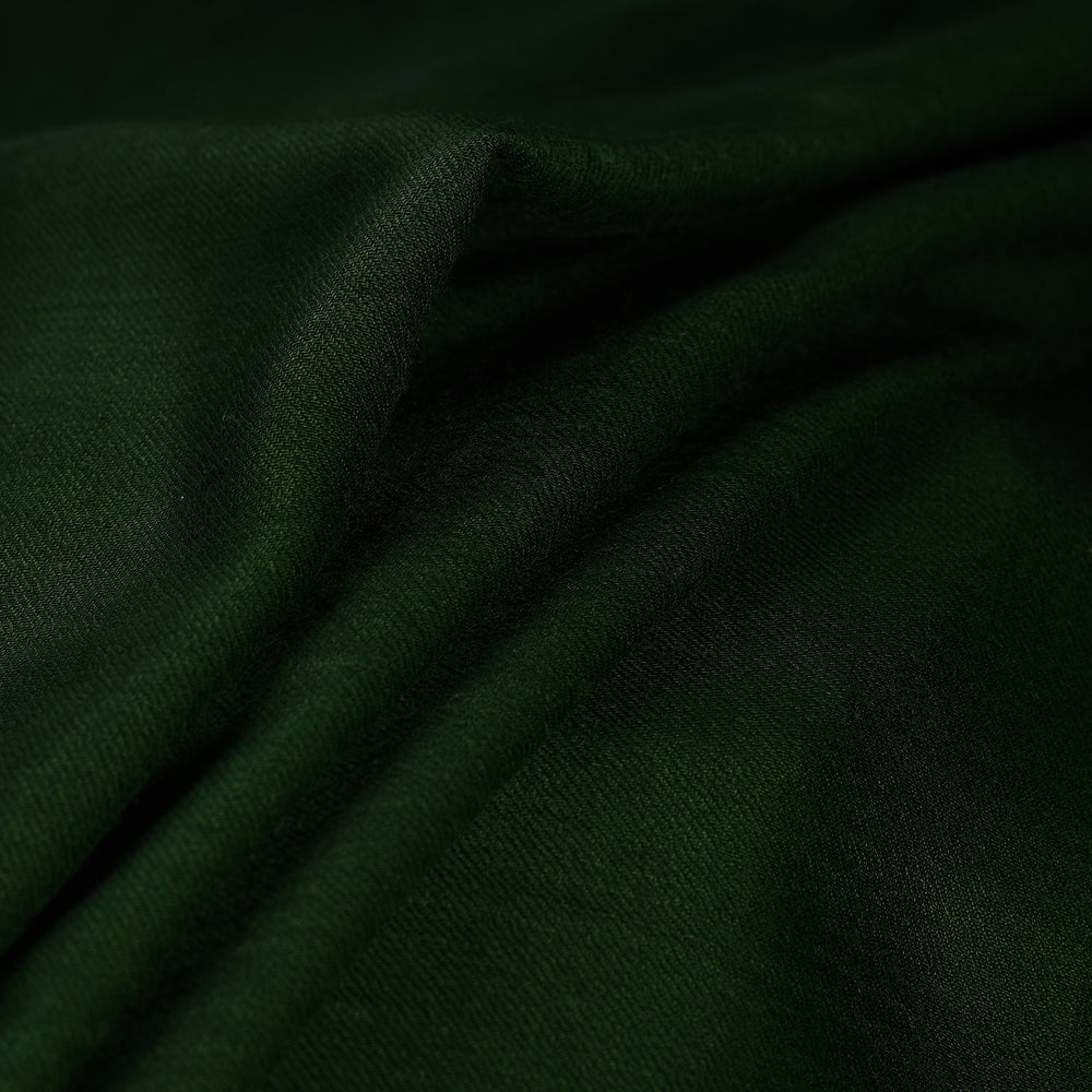 Green - Plain Merino Wool Fabric 03