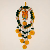 Ganesha- Handmade Wool Wall Hanging 01