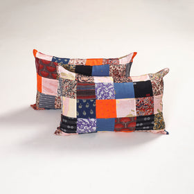 Handcrafted Patchwork Pillow Covers (Set of 2) 45