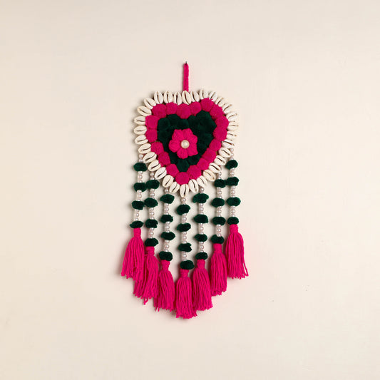 Heart - Handmade Wool Wall Hanging 03