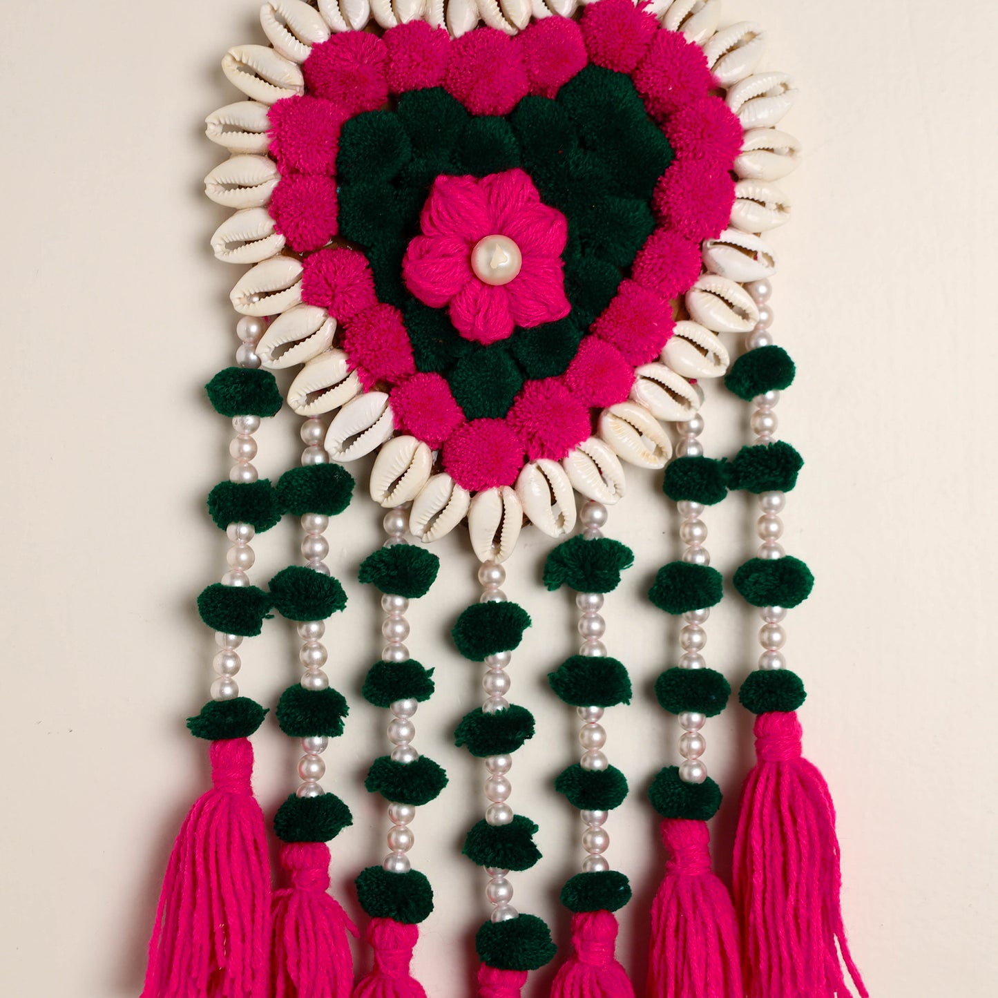 Heart - Handmade Wool Wall Hanging 03