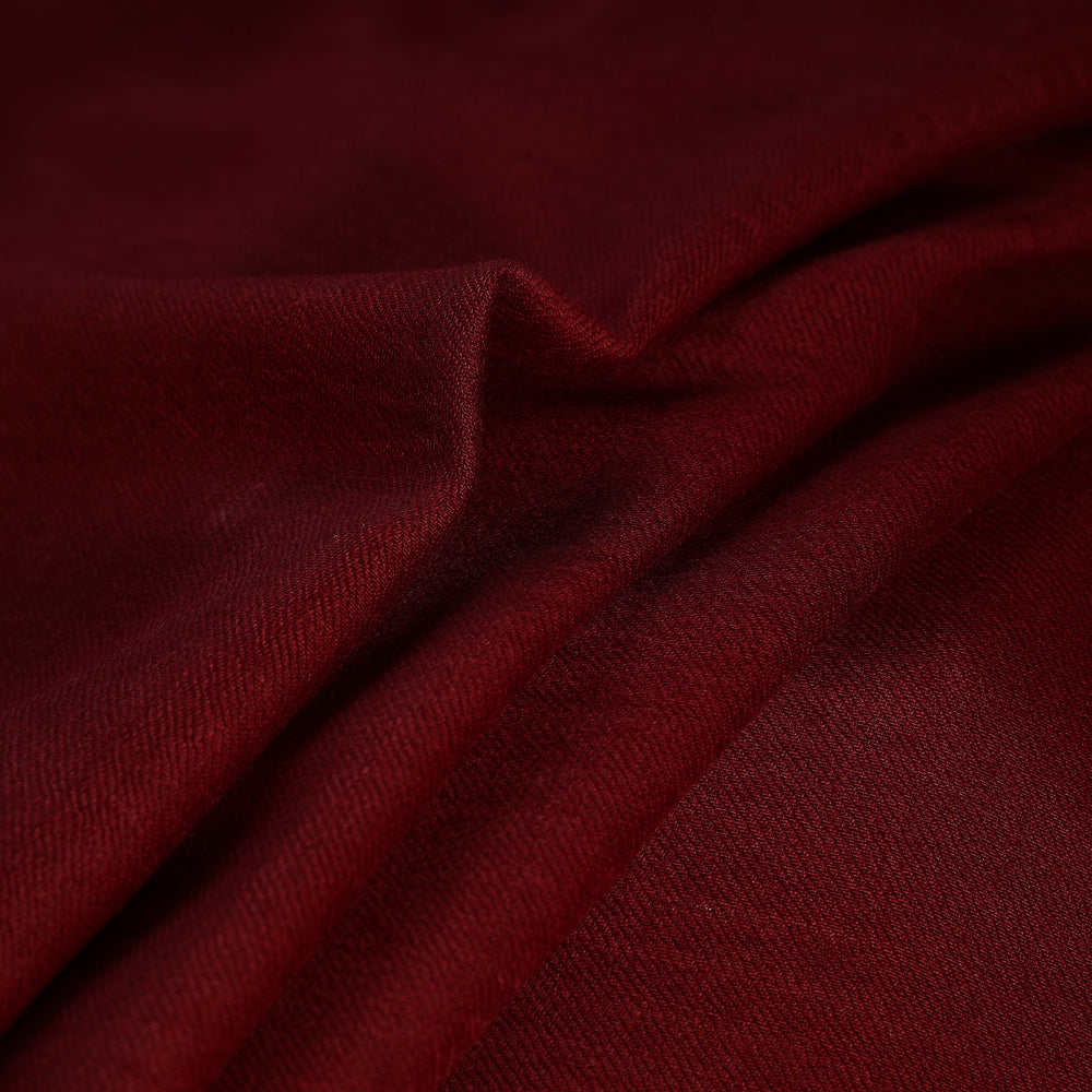 Red - Plain Merino Wool Fabric 01