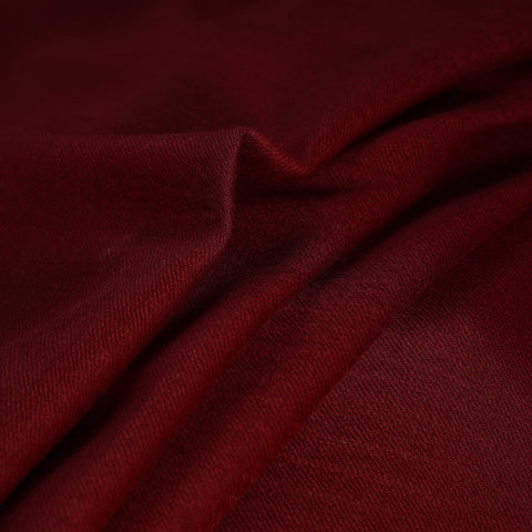 Red - Plain Merino Wool Fabric 01