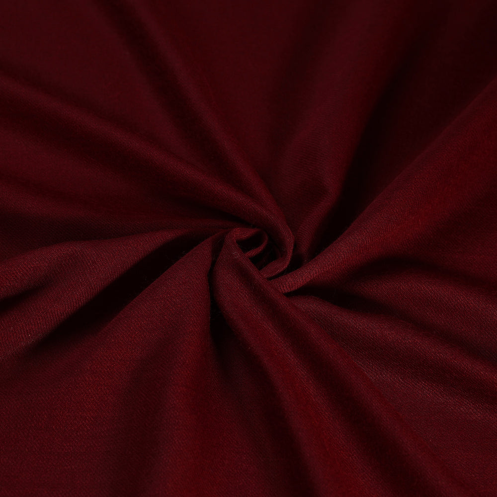 Red - Plain Merino Wool Fabric 01