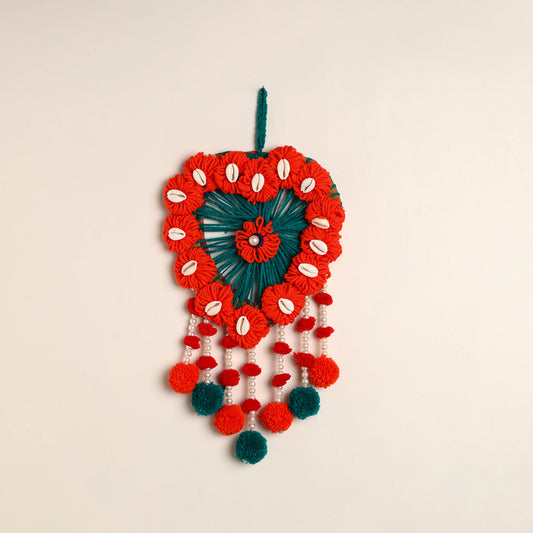 Heart - Handmade Wool Wall Hanging 05