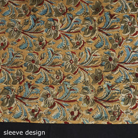 Buy Kalamkari Block Printed Sequin Work Cotton Kurta Material Online at itokri.com