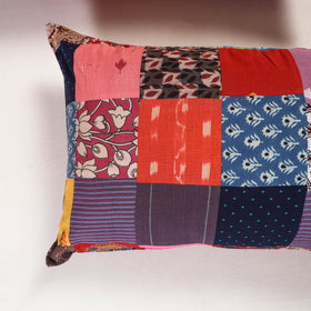 Multicolor - handcrafted patchwork pillow covers (set of 2)