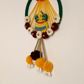  Ganesha- Handmade Wool Wall Hanging 