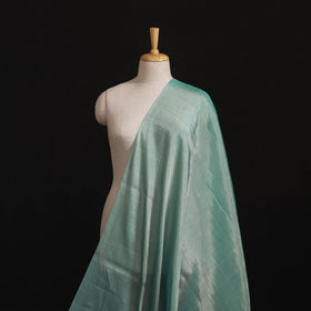 Handloom Full Tissue Silver Zari Chanderi Silk Fabric 15