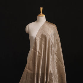 Handloom Full Tissue Silver Zari Chanderi Silk Fabric 13