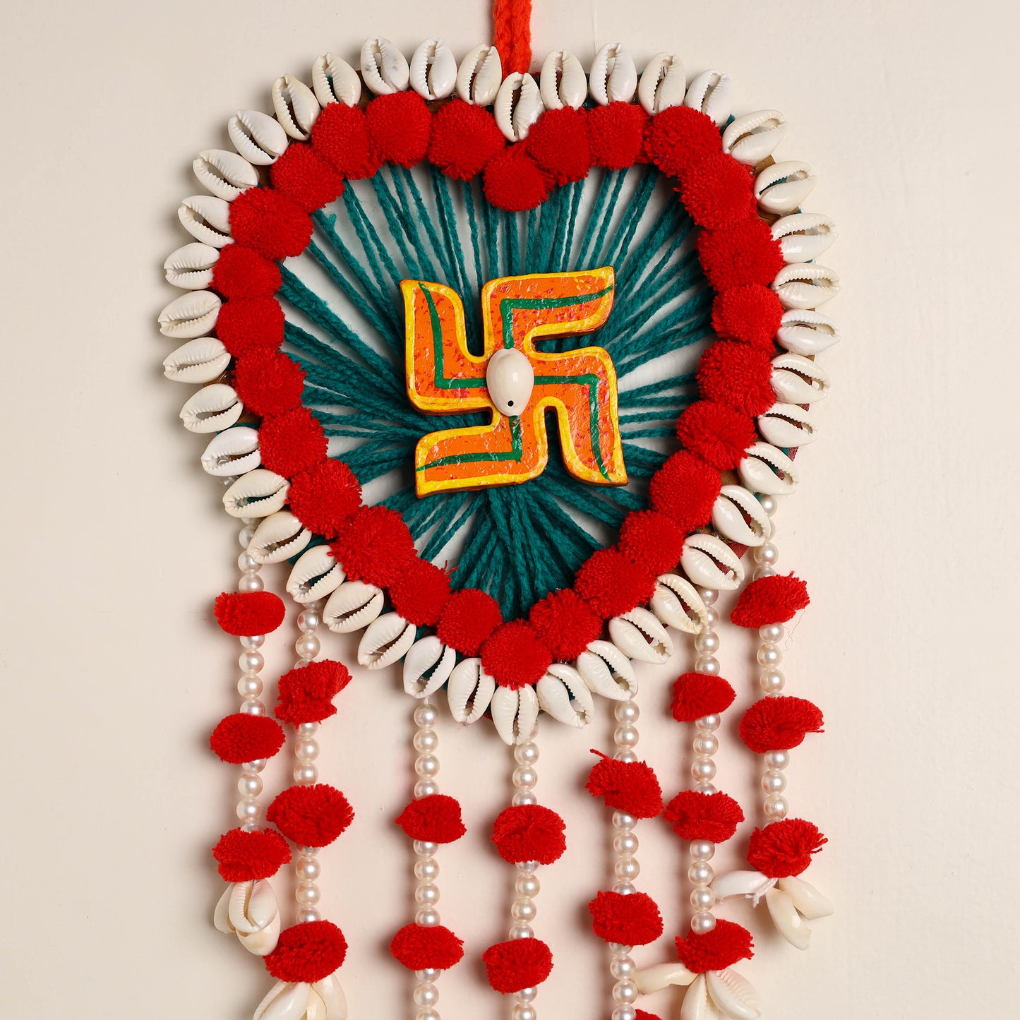 Swastik - Handmade Wool Wall Hanging 08