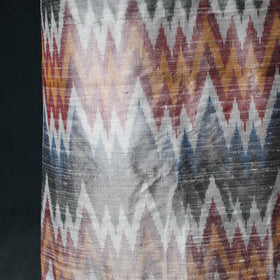 Pochampally Ikat Handwoven Pure Silk 2pc Unstitched Dress Material Kurta Set 22