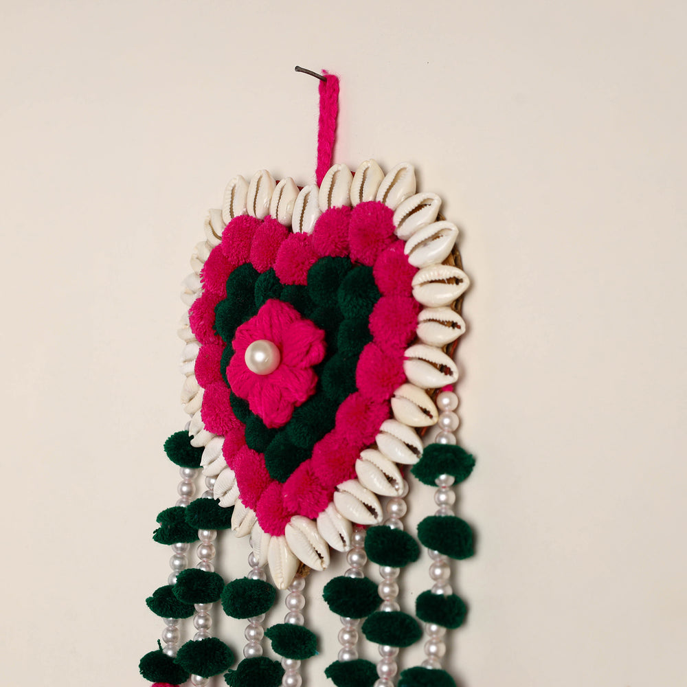 Heart - Handmade Wool Wall Hanging 09