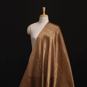 Handloom Full Tissue Gold Zari Double Tone Chanderi Silk Fabric 06