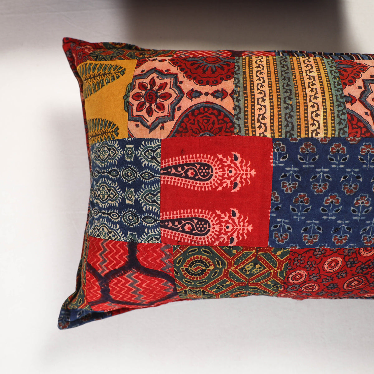 Multicolor - handcrafted patchwork pillow covers (set of 2)