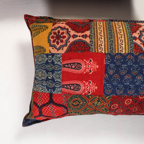 Multicolor - handcrafted patchwork pillow covers (set of 2)