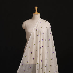 Handloom Chanderi Silk Threadwork Fabric 29