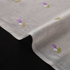 Handloom Chanderi Silk Threadwork Fabric 29
