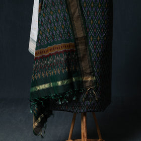 Pochampally Ikat Handwoven Sico 2pc Unstitched Dress Material Kurta Set 32