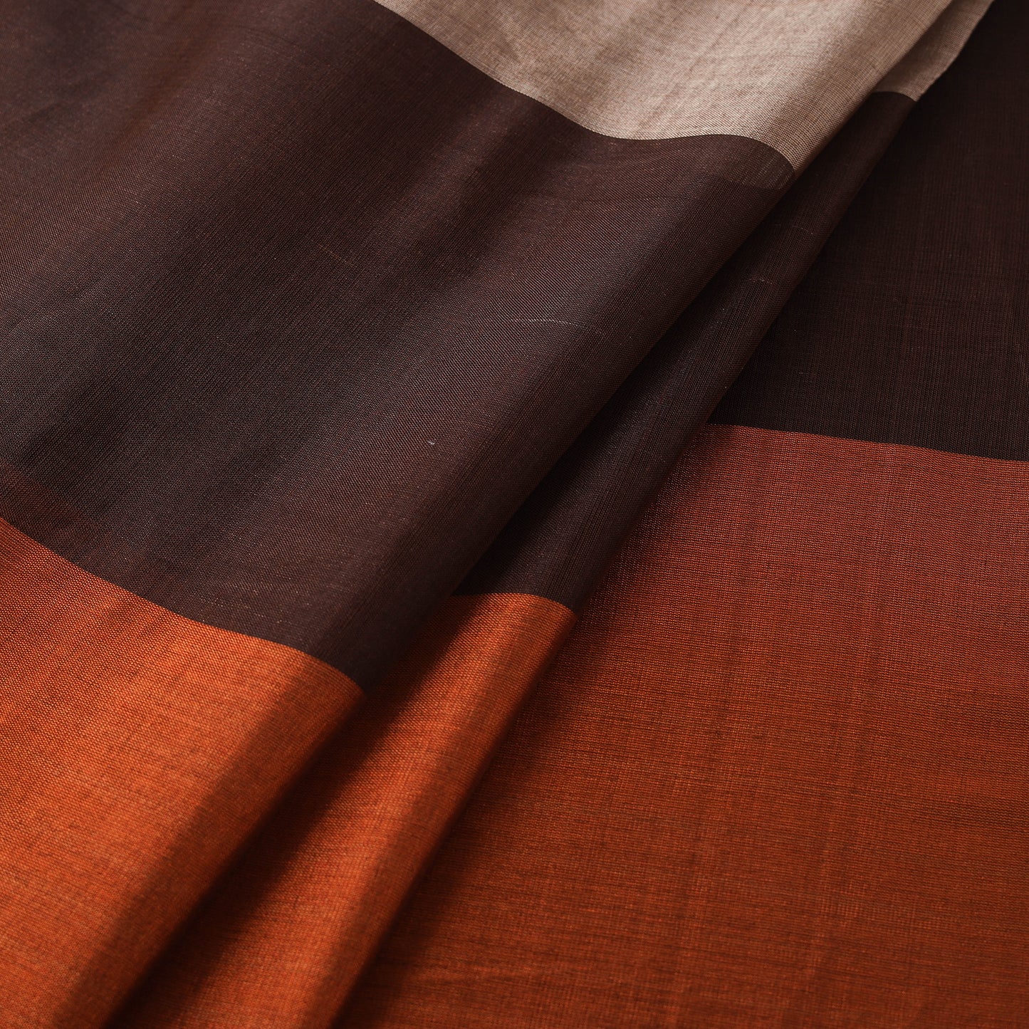 Handloom Full Tissue Silver Zari Stripes Chanderi Silk Fabric 28