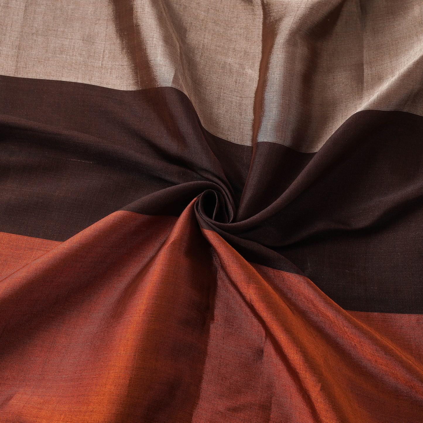 Handloom Full Tissue Silver Zari Stripes Chanderi Silk Fabric 28