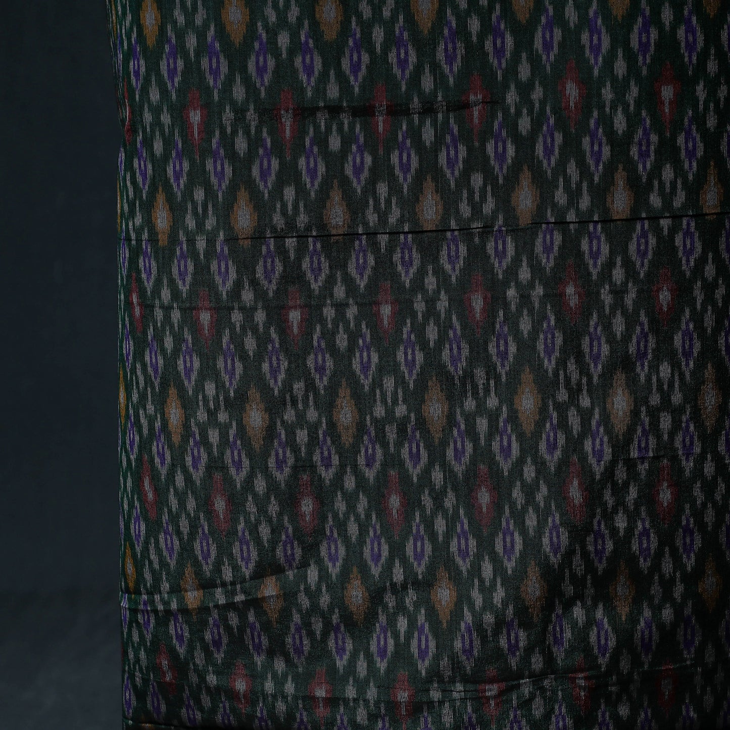 Pochampally Ikat Handwoven Sico 2pc Unstitched Dress Material Kurta Set 32