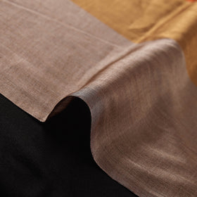 Handloom Full Tissue Silver Zari Stripes Chanderi Silk Fabric 28