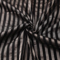 Handloom Full Tissue Silver Zari Stripes Chanderi Silk Fabric 25