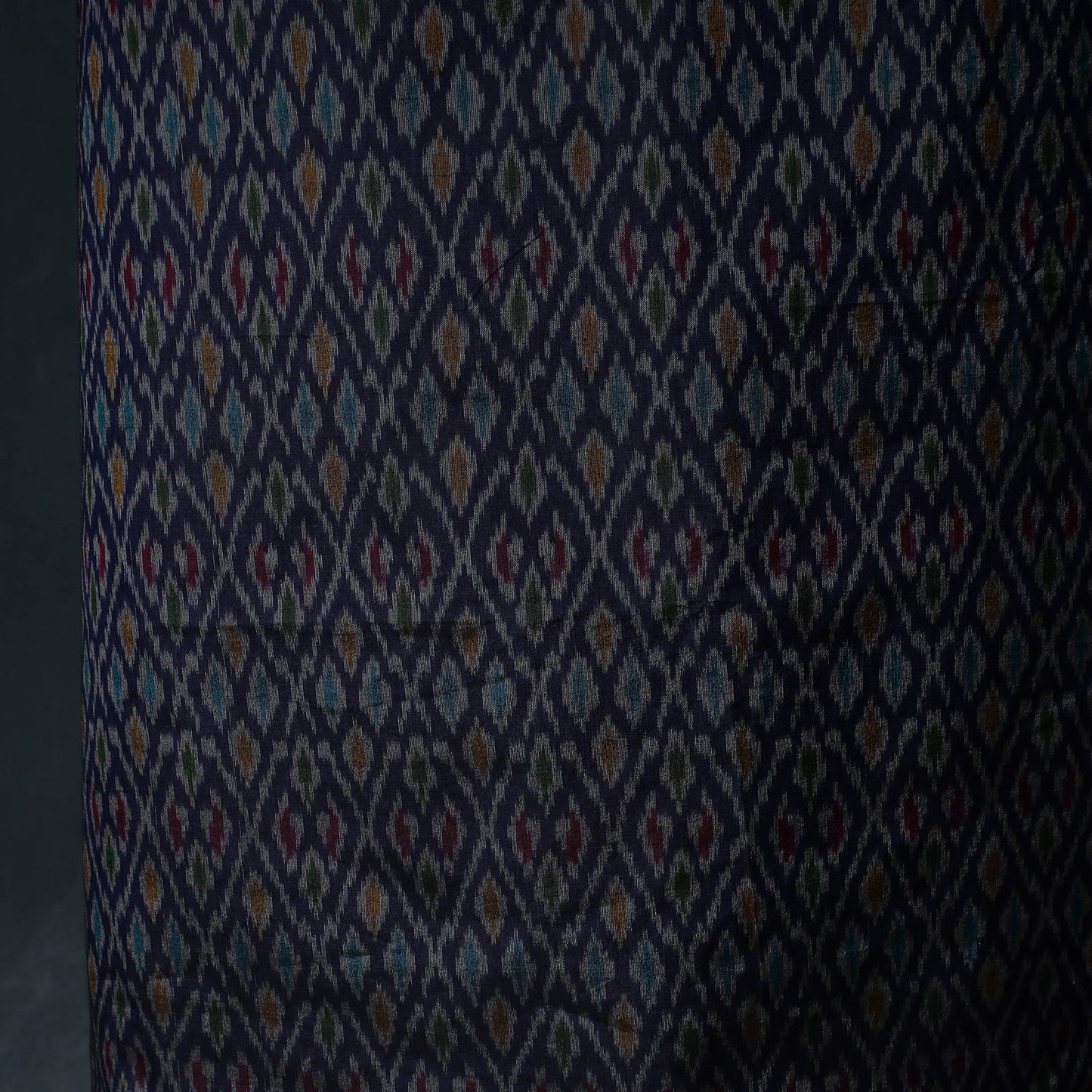 Pochampally Ikat Handwoven Sico 2pc Unstitched Dress Material Kurta Set 33