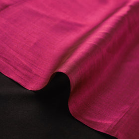 Handloom Full Tissue Silver Zari Stripes Chanderi Silk Fabric 26