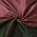 Handloom Full Tissue Silver Zari Stripes Chanderi Silk Fabric 24