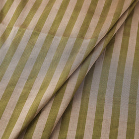 Handloom Full Tissue Silver Zari Stripes Chanderi Silk Fabric 23