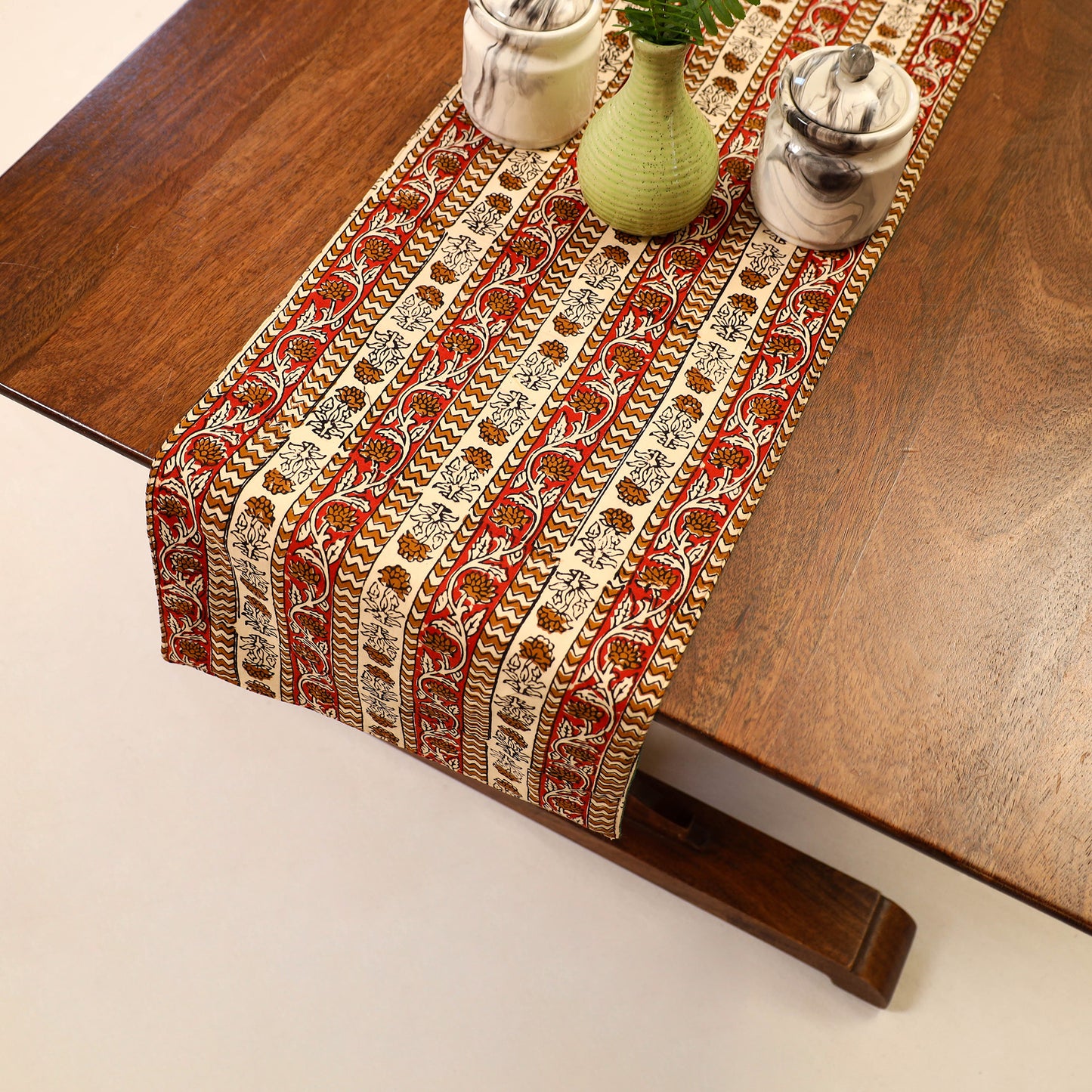 Handmade Cotton Reversible Table Runner 11