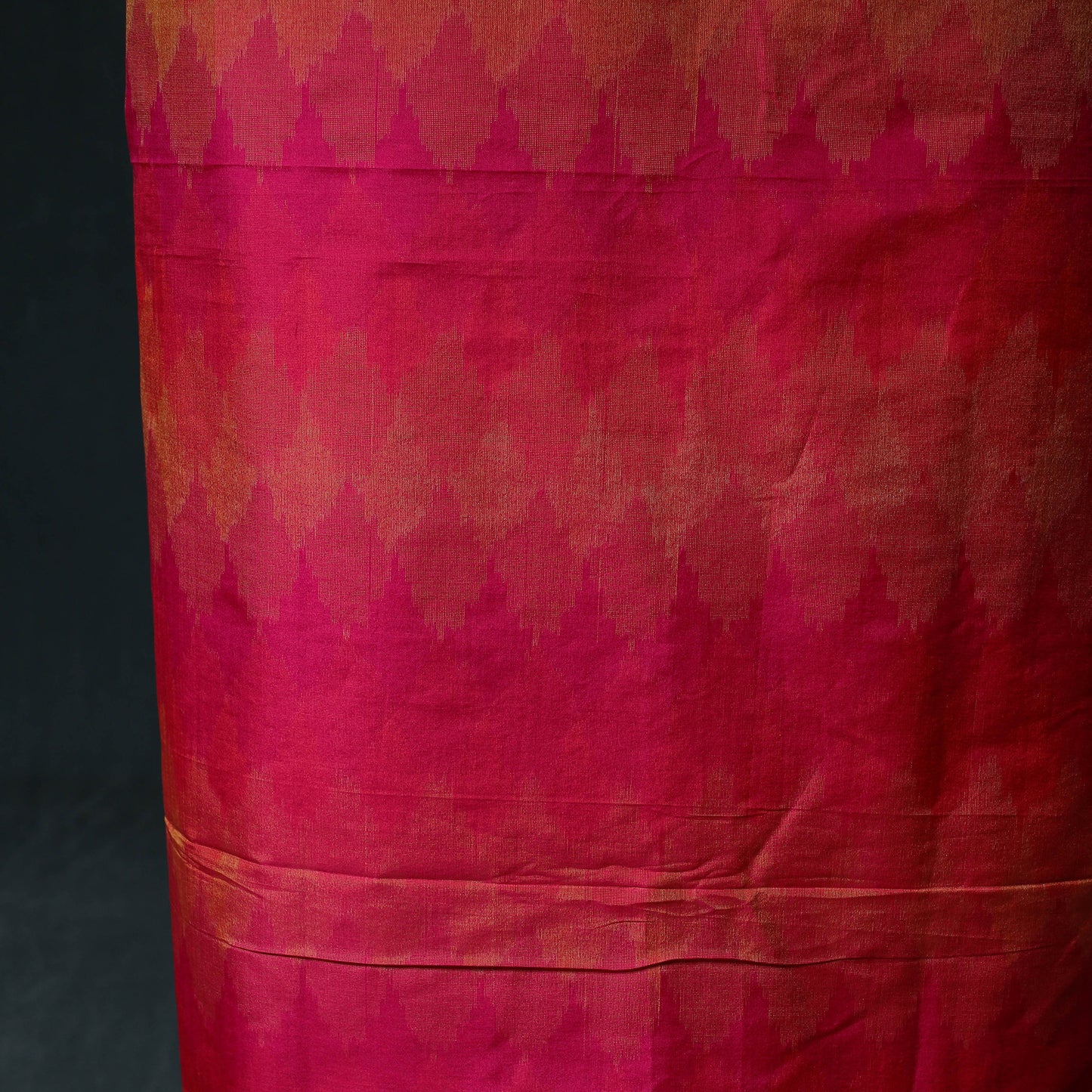 Pochampally Ikat Handwoven Sico 2pc Unstitched Dress Material Kurta Set 35