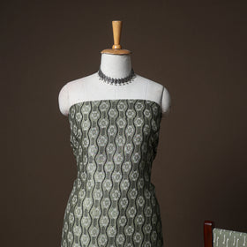 Chanderi Silk Jaipur Hand Block Print Unstitched Dress Material: Kurta, Bottom with Dupatta 20