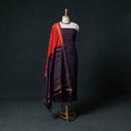 Pochampally Ikat Handwoven Sico 2pc Unstitched Dress Material Kurta Set 36