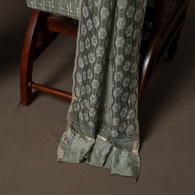 Chanderi Silk Jaipur Hand Block Print Unstitched Dress Material: Kurta, Bottom with Dupatta 20