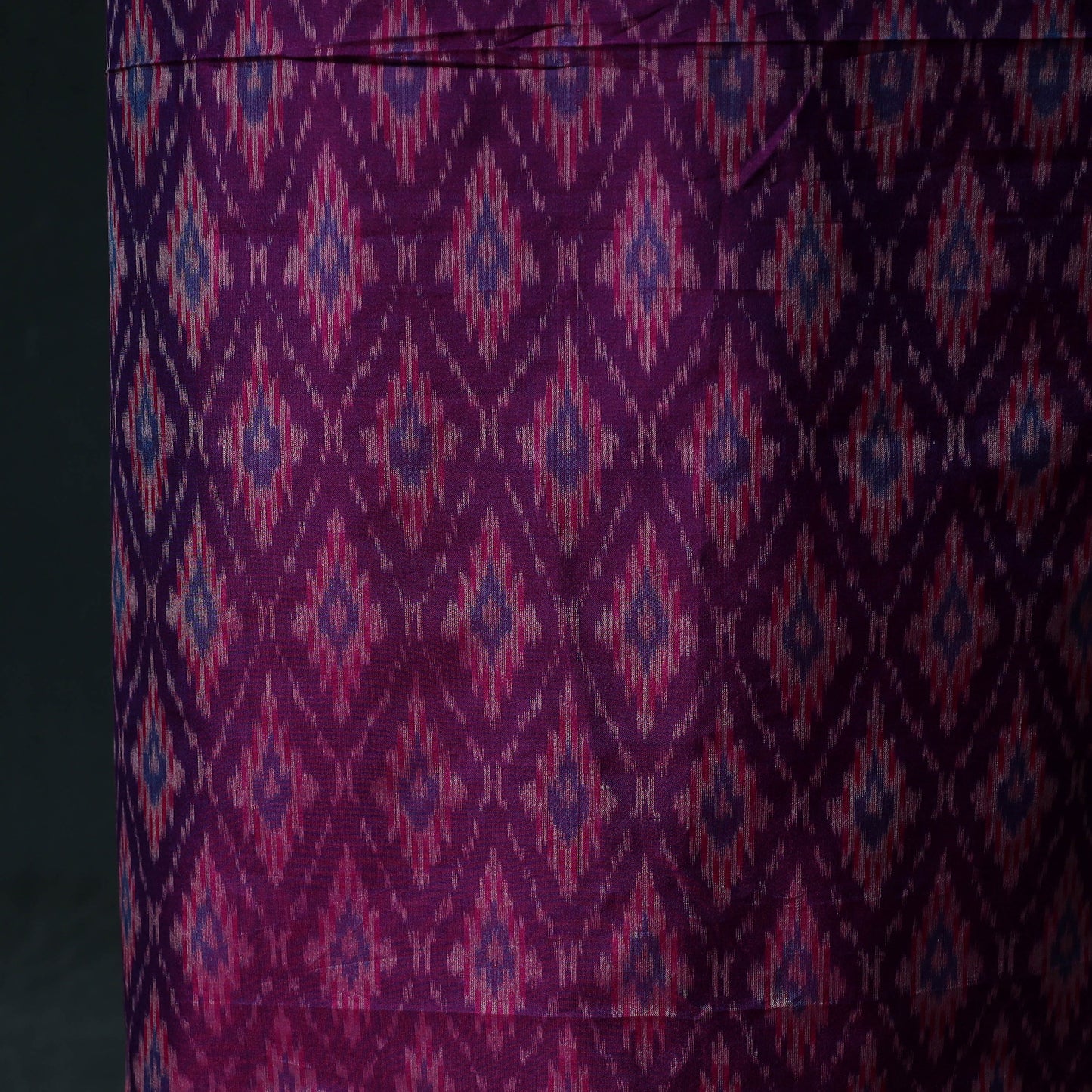 Pochampally Ikat Handwoven Sico 2pc Unstitched Dress Material Kurta Set 37
