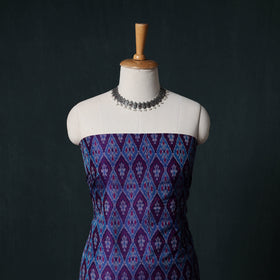 Pochampally Ikat Handwoven Sico 2pc Unstitched Dress Material Kurta Set 38