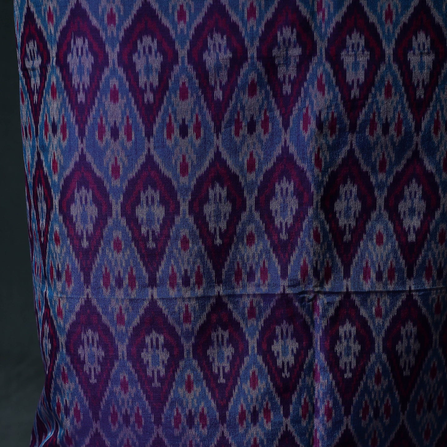 Pochampally Ikat Handwoven Sico 2pc Unstitched Dress Material Kurta Set 38