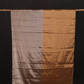Handloom Full Tissue Silver Zari Stripes Chanderi Silk Fabric 22