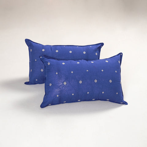 Blue - Jacquard Pillow Covers (Set of 2) 67