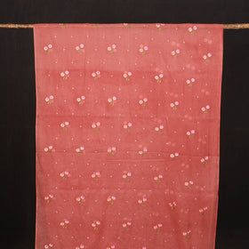 Handloom Chanderi Silk Threadwork Fabric 30